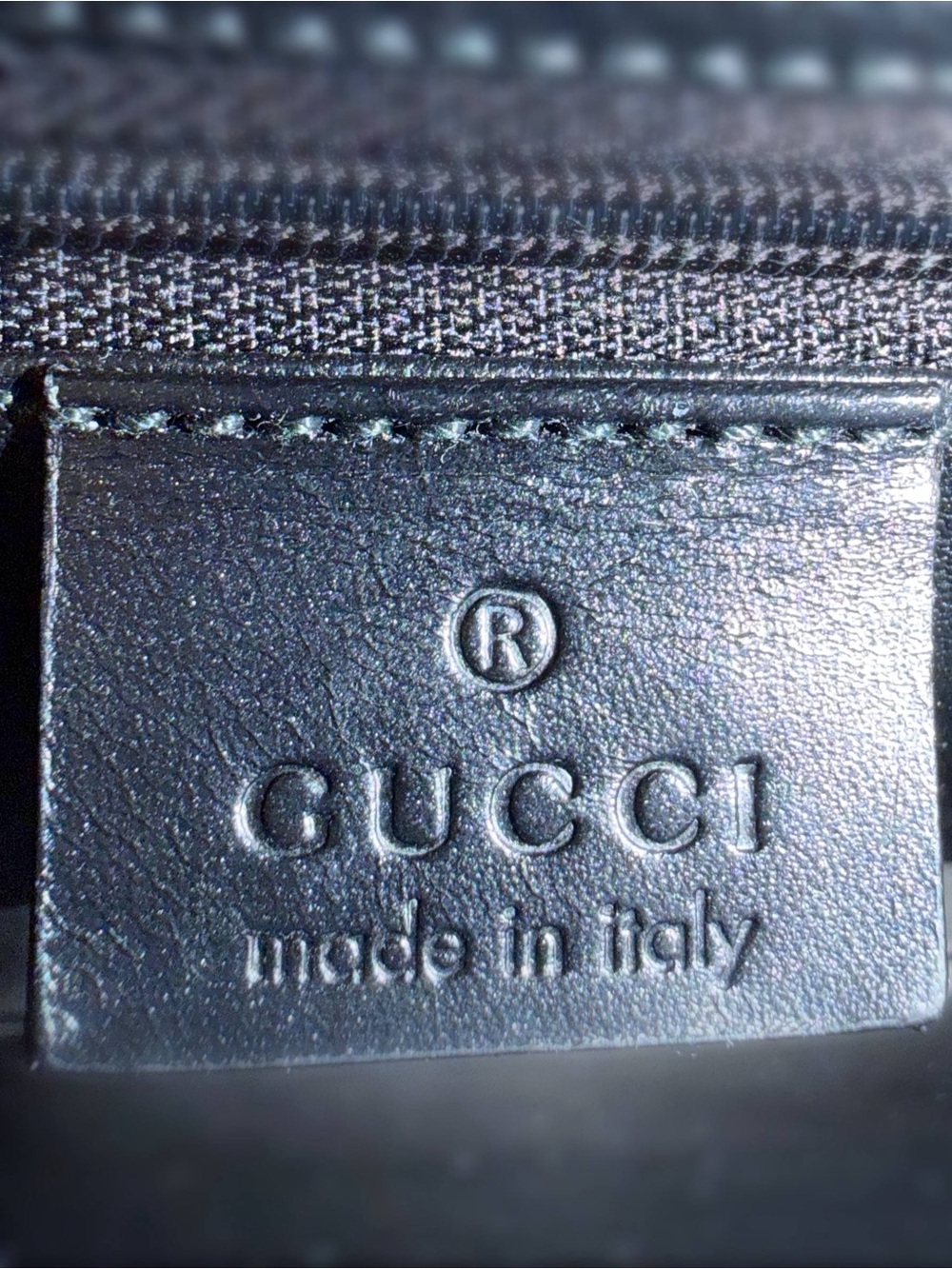 Vintage Gucci by Tom Ford F/W 1999 Green & black pony hair shoulder bag EXTREMEL - Picture 12 of 15
